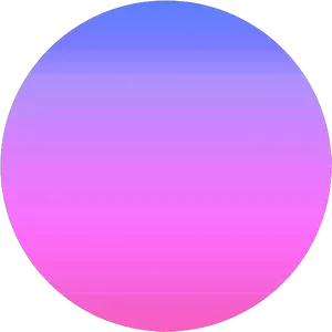 Gradient Purple Pink Circle PNG image