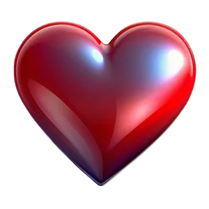 Gradient Red Heart Png 05242024 PNG image