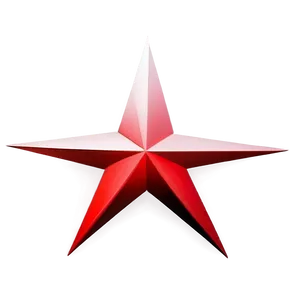 Gradient Red Star PNG Jjt