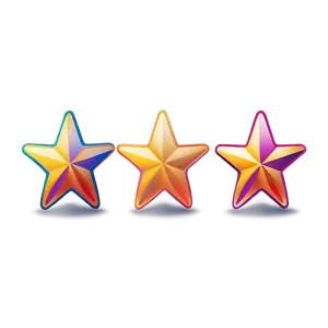 Gradient Rounded Star Png 06132024 PNG image