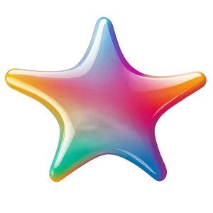 Gradient Rounded Star Png Qoh46 PNG image