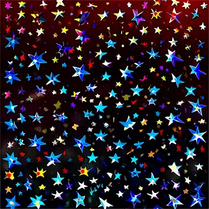 Gradient Star Pattern PNG 64