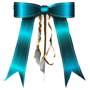 Gradient Teal Ribbon Image PNG Yai