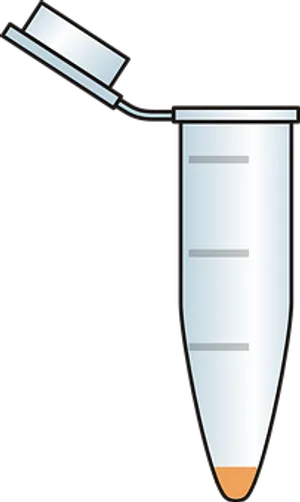 Graduated Cylinder Vector Illustration PNG image