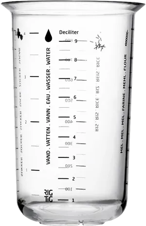 Graduated Measuring Beaker PNG image