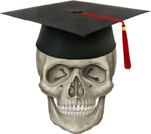 Graduated Skeletonwith Cap PNG image