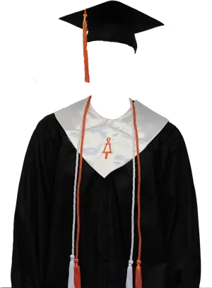 Graduation Attire Capand Gown PNG image