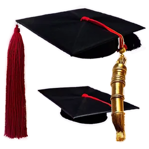 Graduation Cap And Diploma PNG 05232024