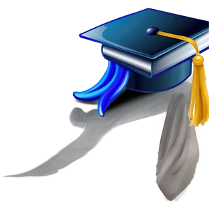 Graduation Cap And Diploma PNG Tvv1