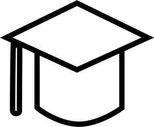 Graduation Cap Icon PNG image