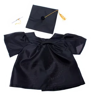 Graduation Capand Gown Black PNG image