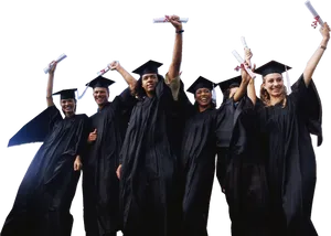 Graduation_ Celebration_ Group PNG image