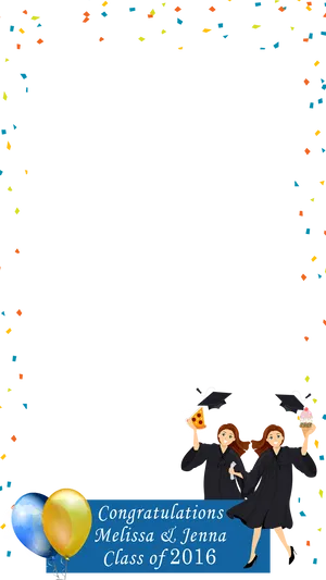 Graduation_ Celebration_ Snapchat_ Filter_2016 PNG image