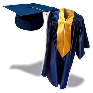 Graduation Gown PNG 16