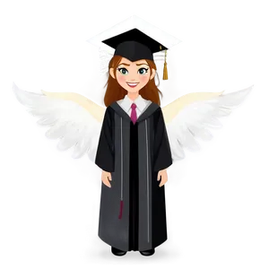 Graduation Gown Uniform PNG 06252024