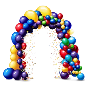 Graduation Party Balloon Arch Png Vmn42 PNG image