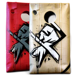 Graffiti Art Cornhole Bag PNG Yby8