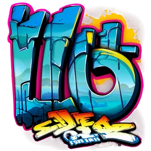 Graffiti City PNG 24