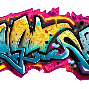 Graffiti Pattern PNG Rbn59