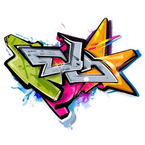 Graffiti Print PNG Caw PNG