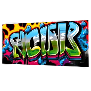 Graffiti Scene PNG Rda93 PNG
