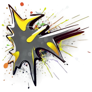 Graffiti Splat PNG 06122024