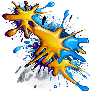 Graffiti Splat PNG 21