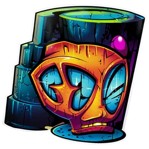 Graffiti Stickers PNG Taa PNG