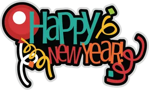 Graffiti_ Style_ Happy_ New_ Year PNG image