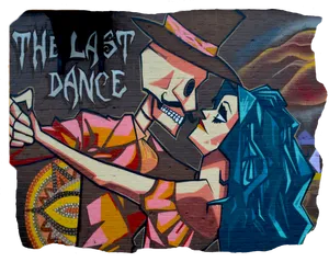 Graffiti The Last Dance PNG image