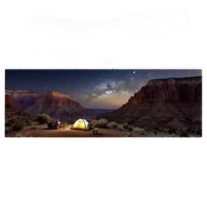 Grand Canyon Camping Night Scene Png 76 PNG image