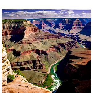 Grand Canyon Panoramic Cliffside View Png 67 PNG image