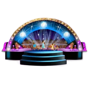 Grand Concert Stage Night Png 06262024 PNG image