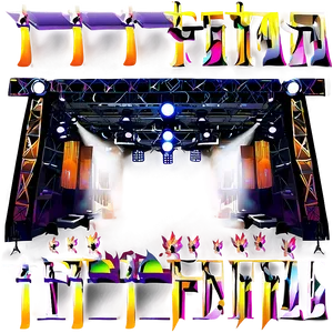 Grand Concert Stage Night PNG Bms PNG