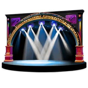 Grand Concert Stage Night PNG Mwk39 PNG