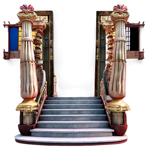 Grand Entrance Staircase Png Nfn88 PNG image