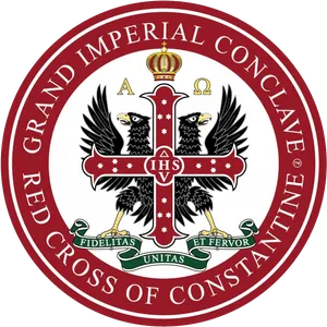 Grand Imperial Conclave Red Cross Emblem PNG image