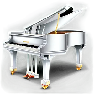 Grand Piano Side View Png 05212024 PNG image