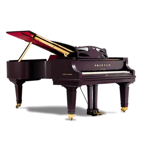 Grand Piano Side View Png Suf PNG image