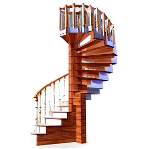 Grand Spiral Staircase Png 05242024 PNG image