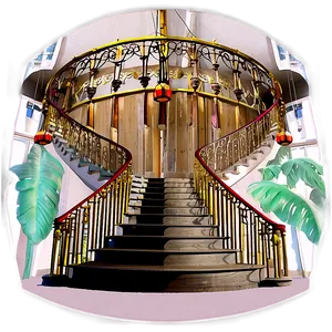 Grandiose Mansion Staircase PNG 59 PNG