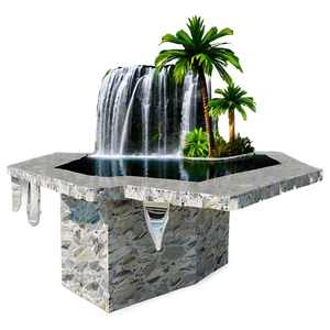 Granite Waterfall Island Png Rdo PNG image