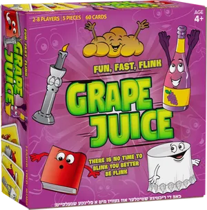 Grape Juice Board Game Packaging