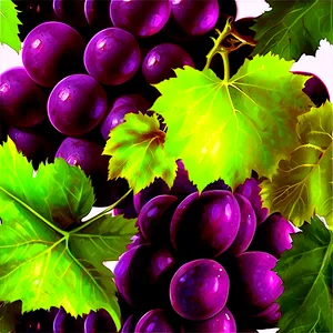 Grape Pattern PNG Feq