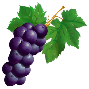 Grape Silhouette PNG Wst