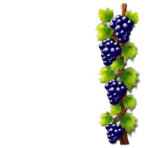 Grape Vine Border Png 24 PNG image