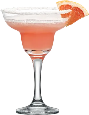 Grapefruit Cocktailin Glass PNG image