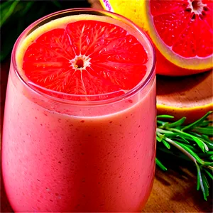 Grapefruit Rosemary Smoothie Png Dtp PNG image