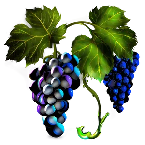 Grapes Decoration PNG Veh PNG