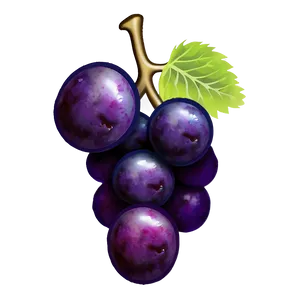 Grapes Emoji PNG 05242024